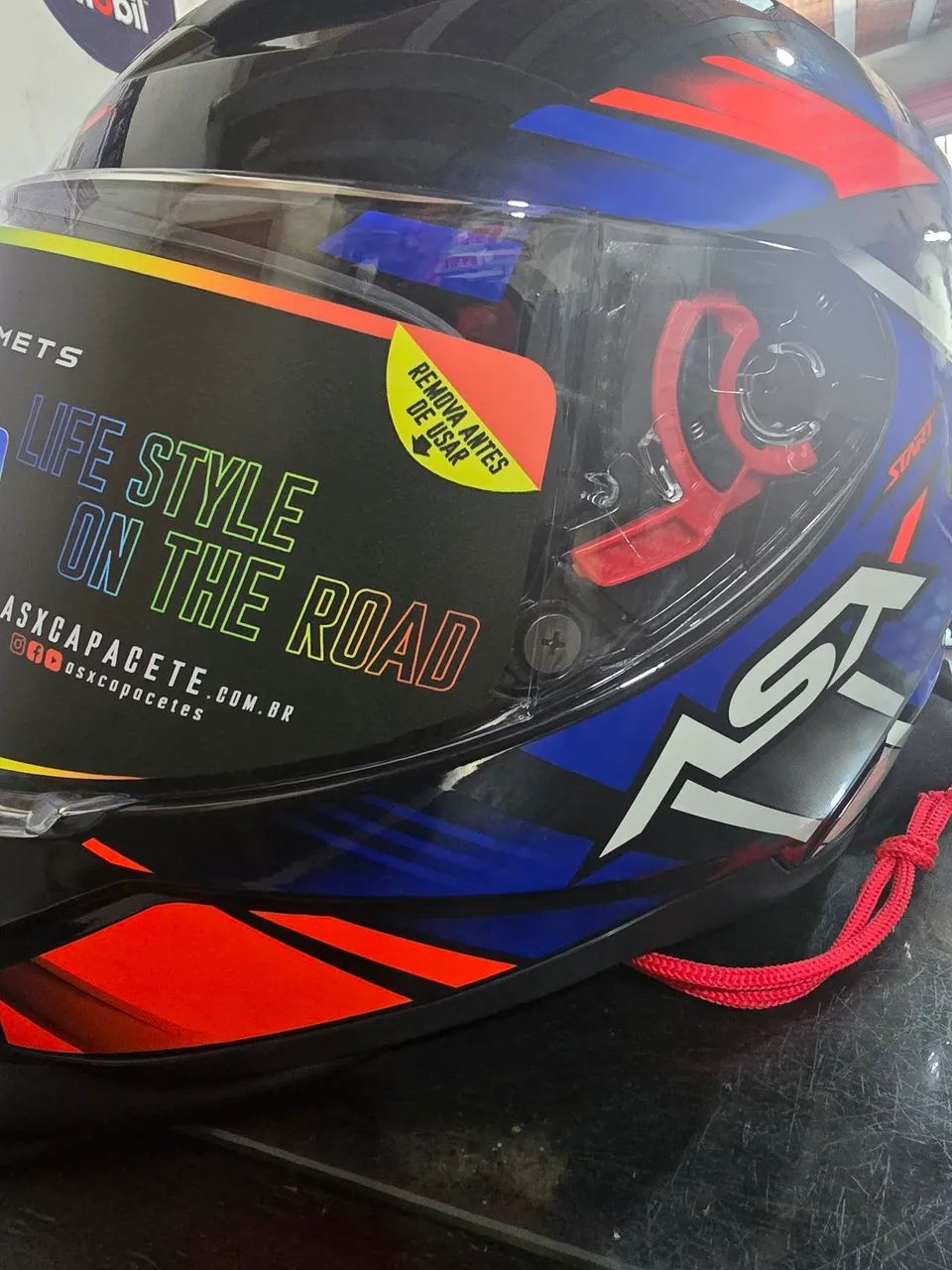 Capacete ASX city tamanho 58  - Foto 2