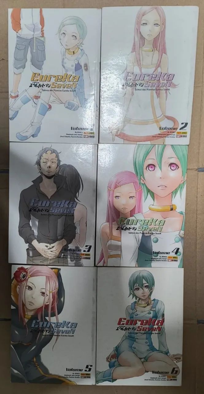 Mangá Eureka Seven Completo 6 Volumes Ótimo Estado - Livros e