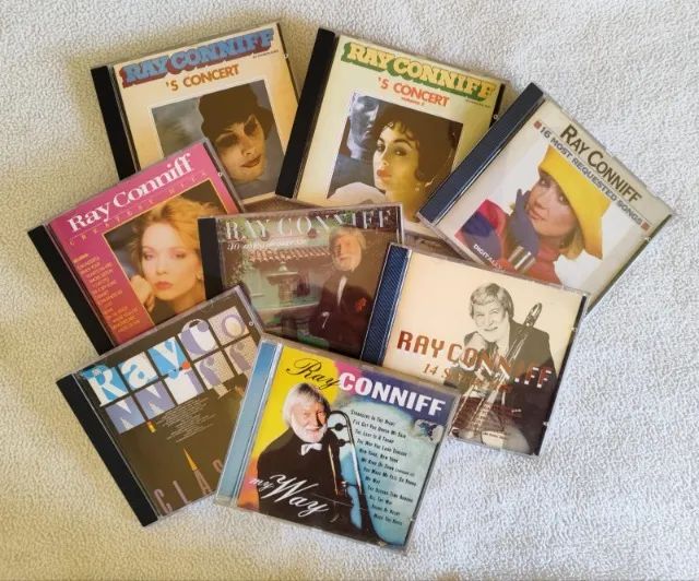 08 Cds Ray Conniff - Combo Com Vários Cds - Leia O Anúncio