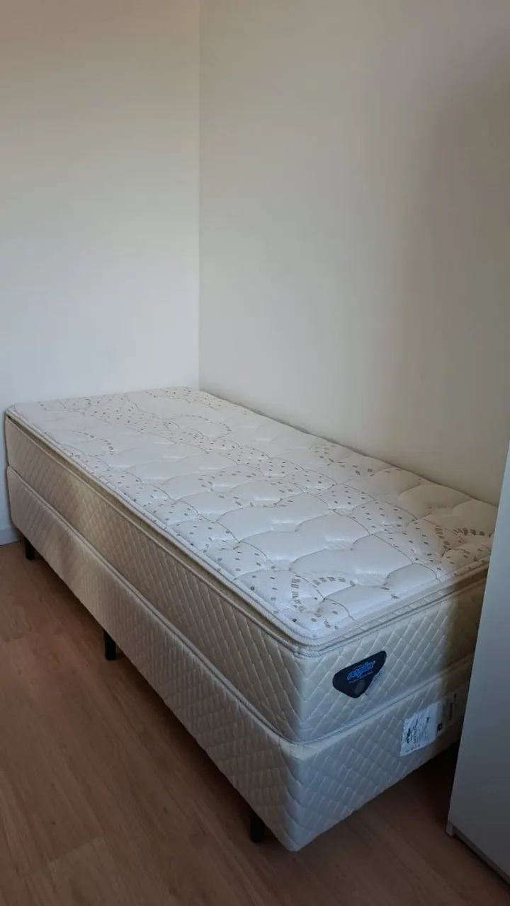 Cama de solteiro Base box e colchão Ecoflex Special High Support