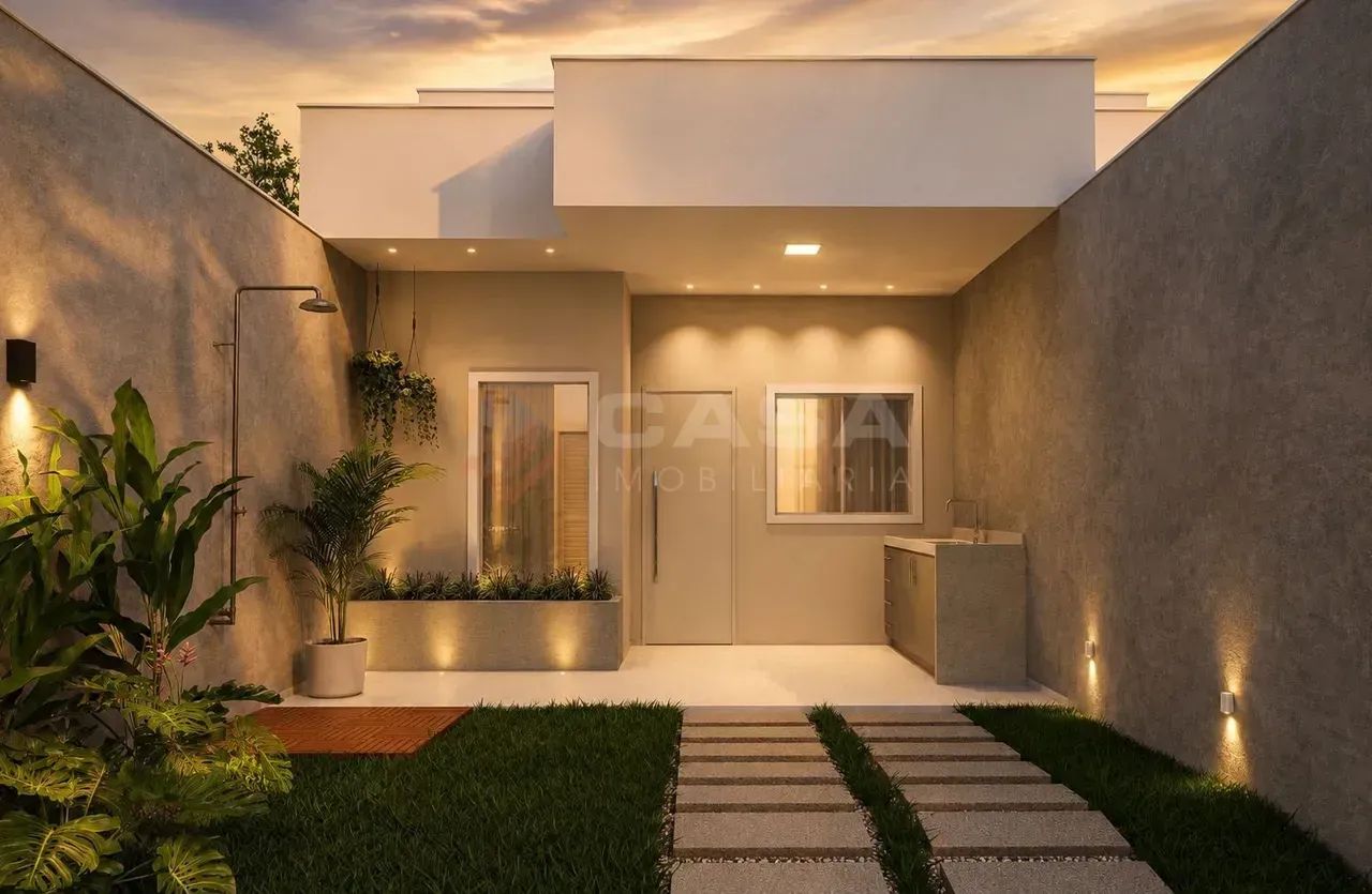 Casa linear moderna em Campinho da Serra | lançamento