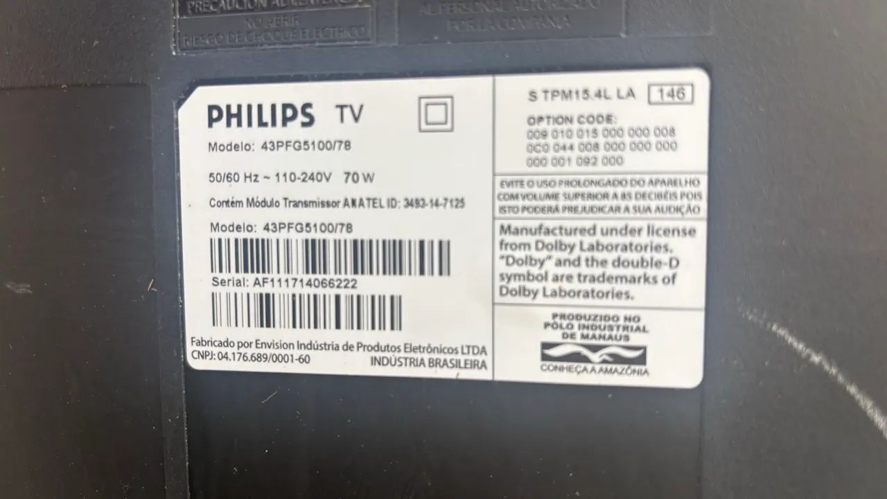 TV 43 polegadas Philips  - Foto 2