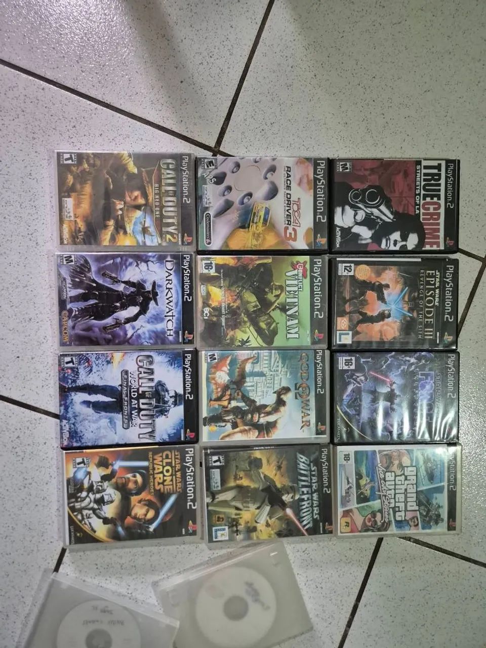 Lote jogos ps2 repro