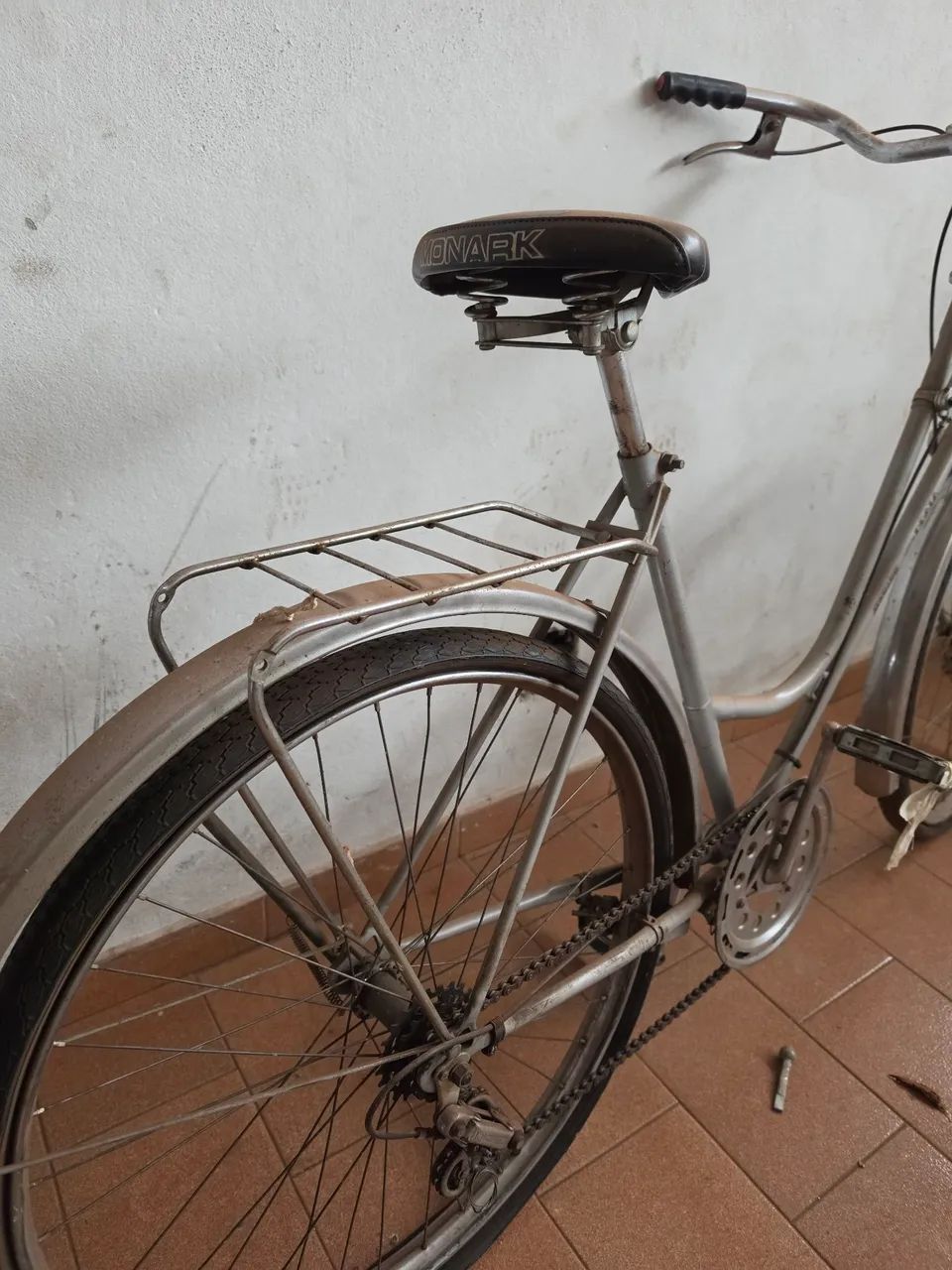 Bicicleta antiga Monark serie prata  - Foto 3