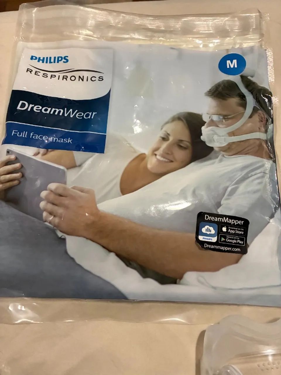 Máscara facial DreamWear Full - Philips CAPAP BIPAP 
