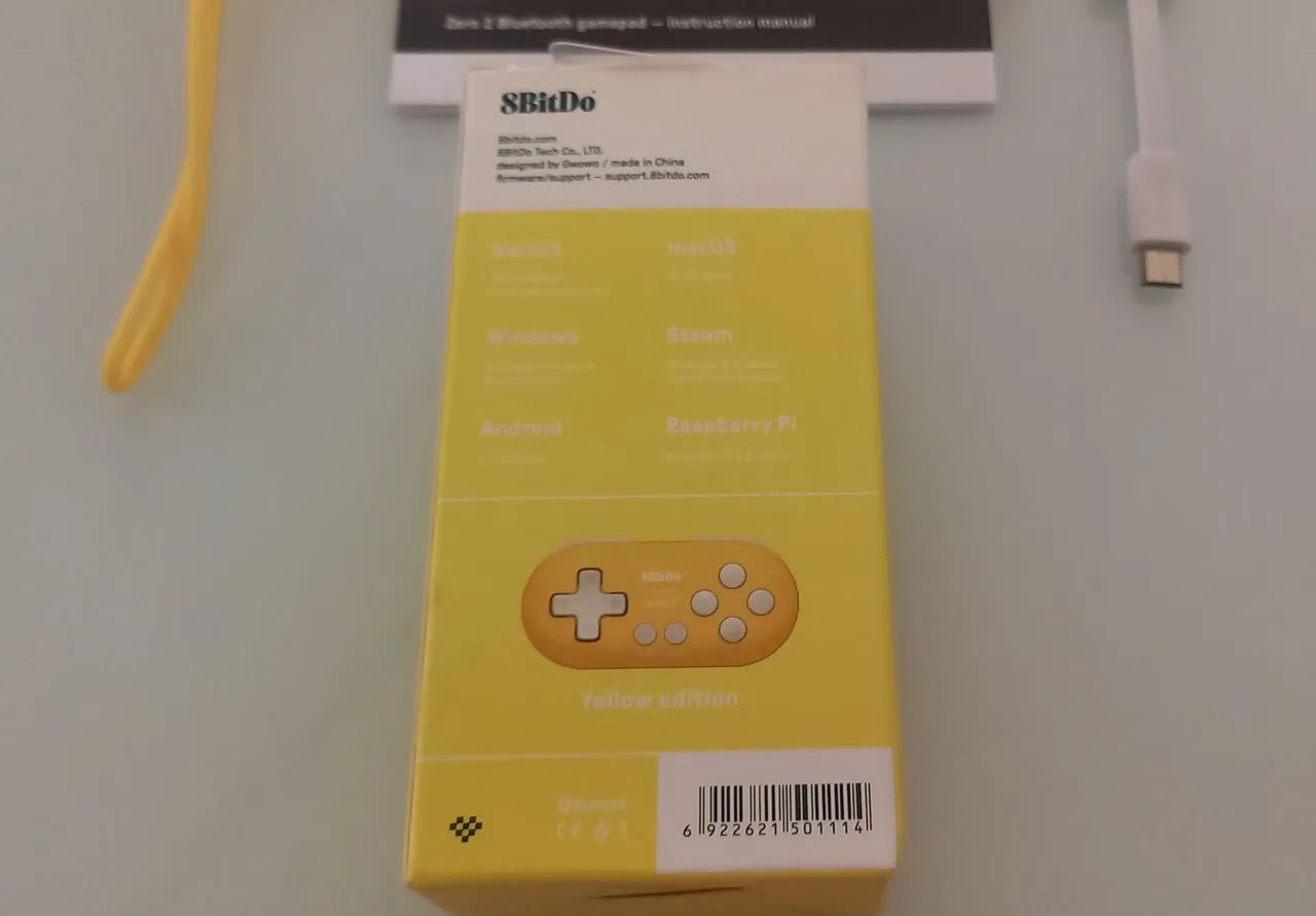 CONTROLE 8BITDO MODELO ZERO 2 NOVO SEM USO PARA NINTENDO SWITCH  - Foto 2