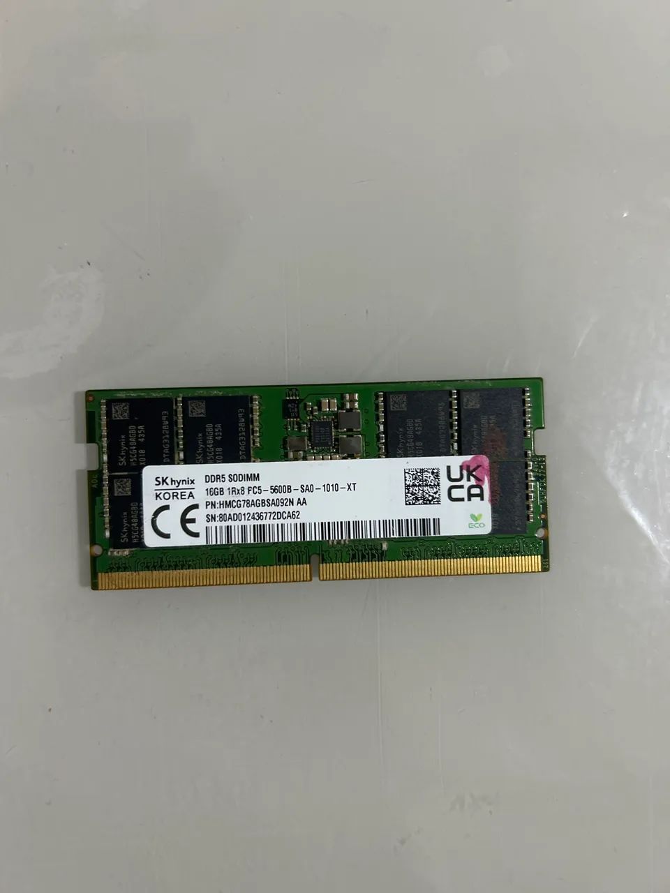 RAM notebook DDR5 16GB 5600Mhz