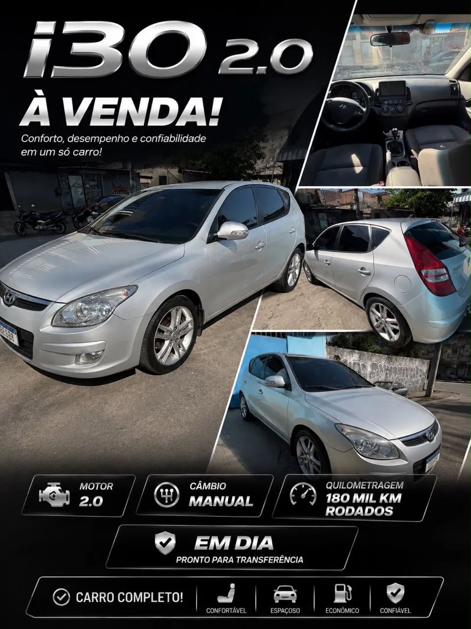 Hyundai I30 i30 2.0 16V 145cv 5p Aut. 2010