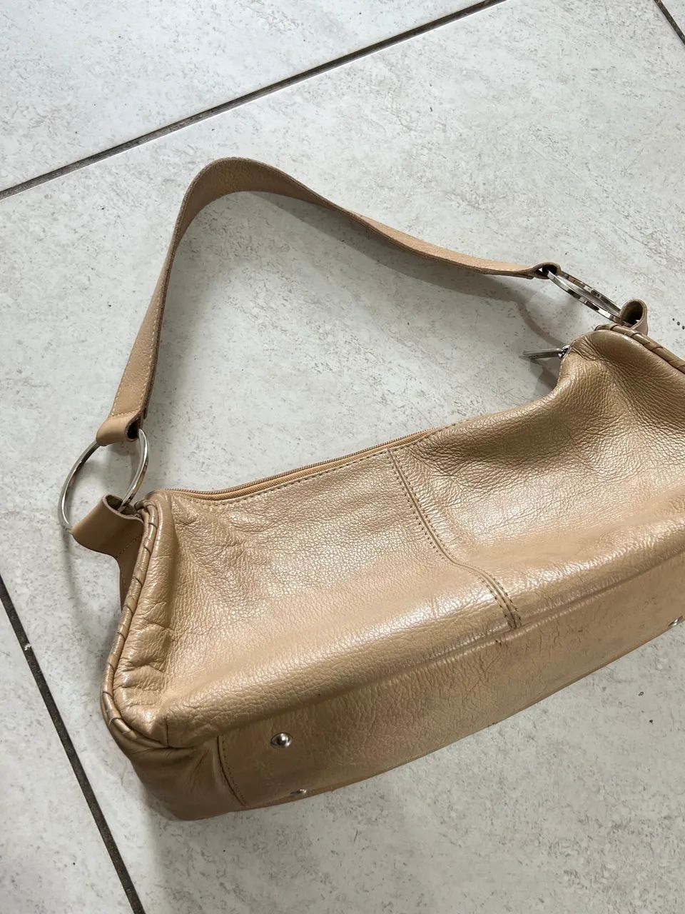 Bolsa de couro vintage  - Foto 2
