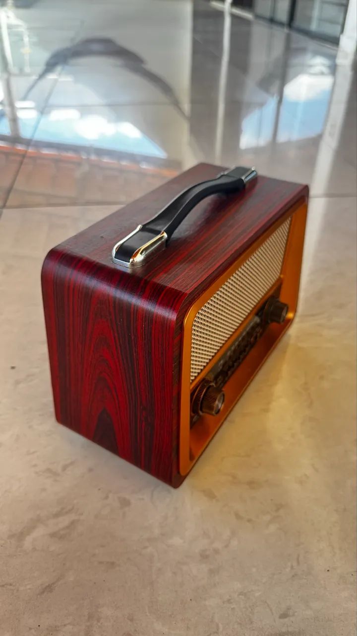 Rádio Estilo Retrô Vintage Am Fm - Foto 3