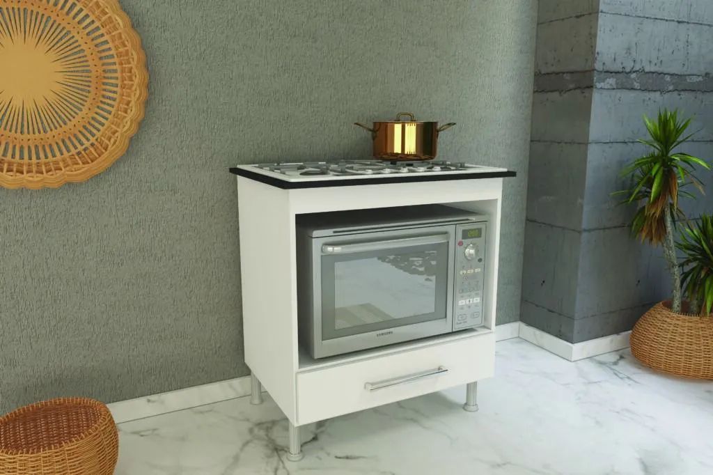 Balcão Cooktop multiuso 