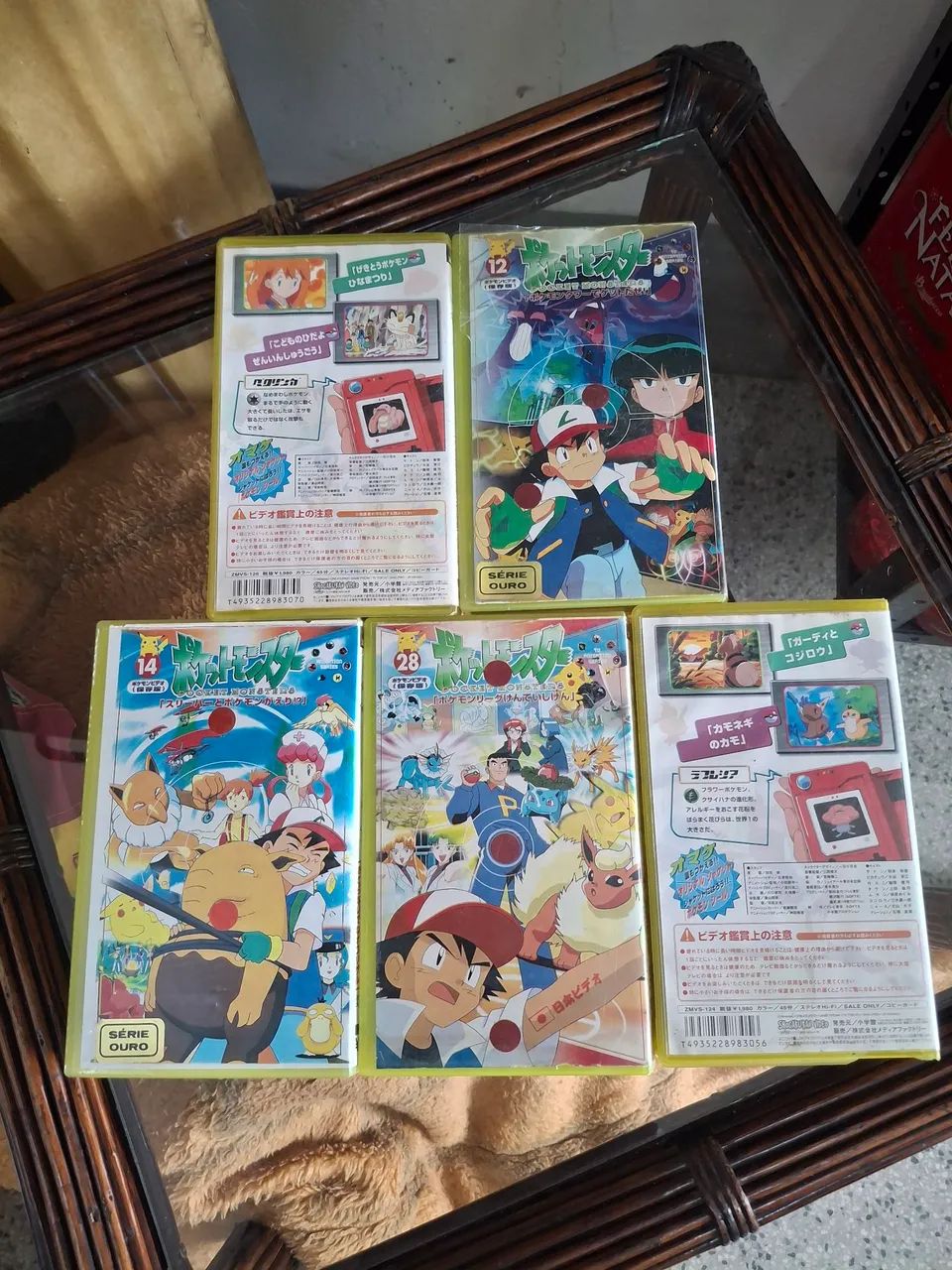 Lote 5 fitas VHS Pokémon não testado - Foto 2
