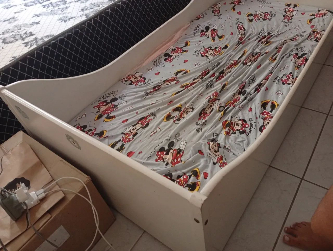 Vendo cama infantil $150 sem o  colchão  - Foto 3