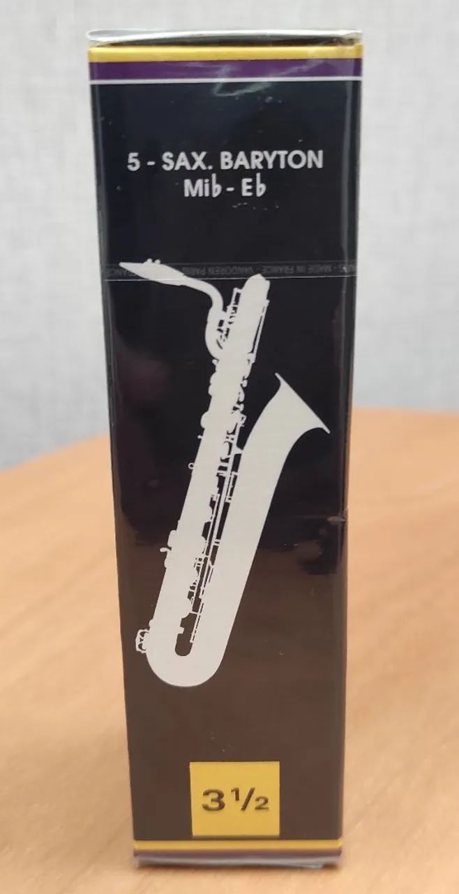 Palheta Vandoren Sax Barítono Mib - Eb (caixa com 5 unid) - Foto 2