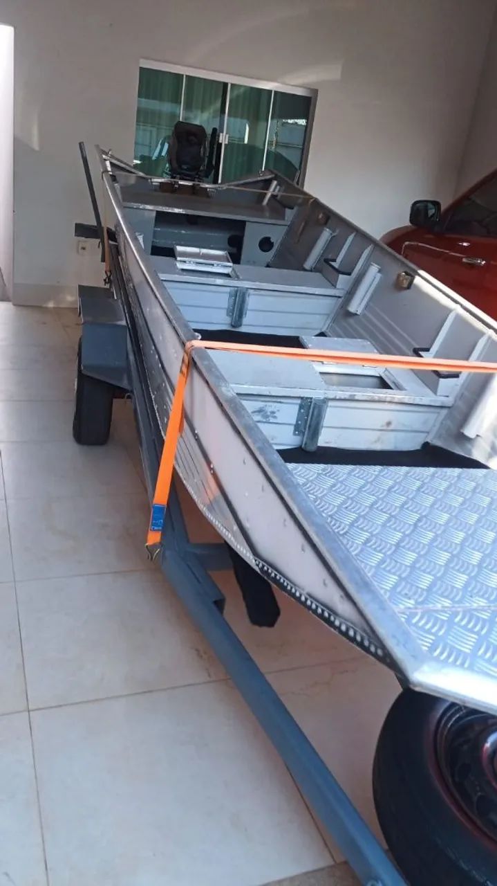 Canoa e motor 15 hp - Foto 5