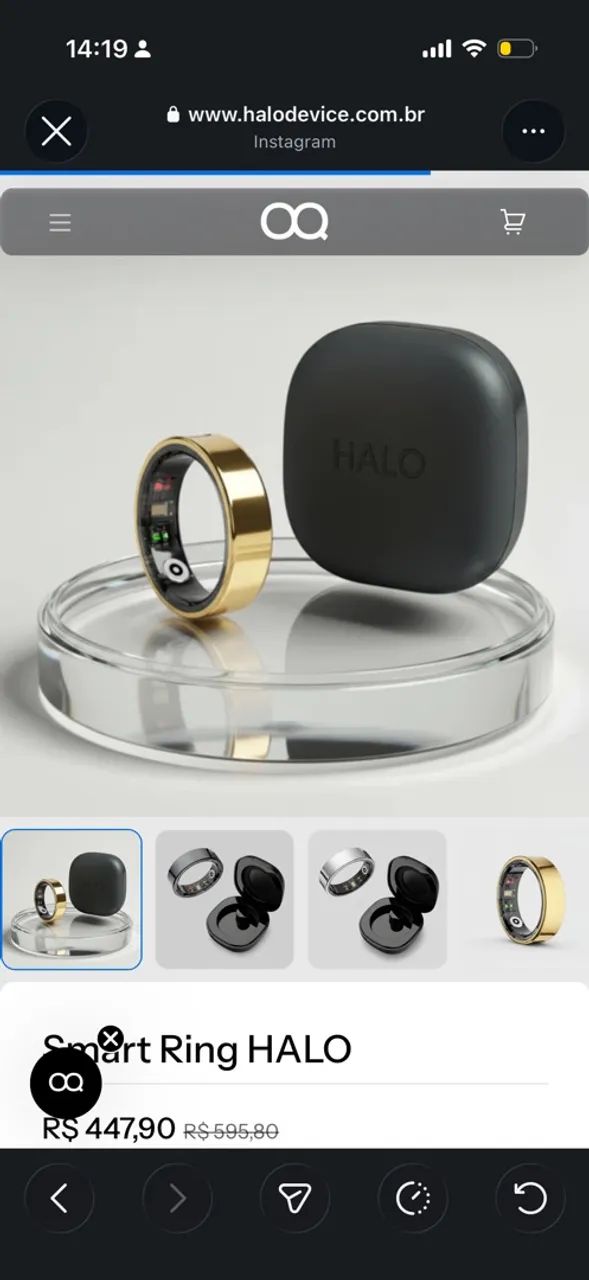 Anel inteligente halo