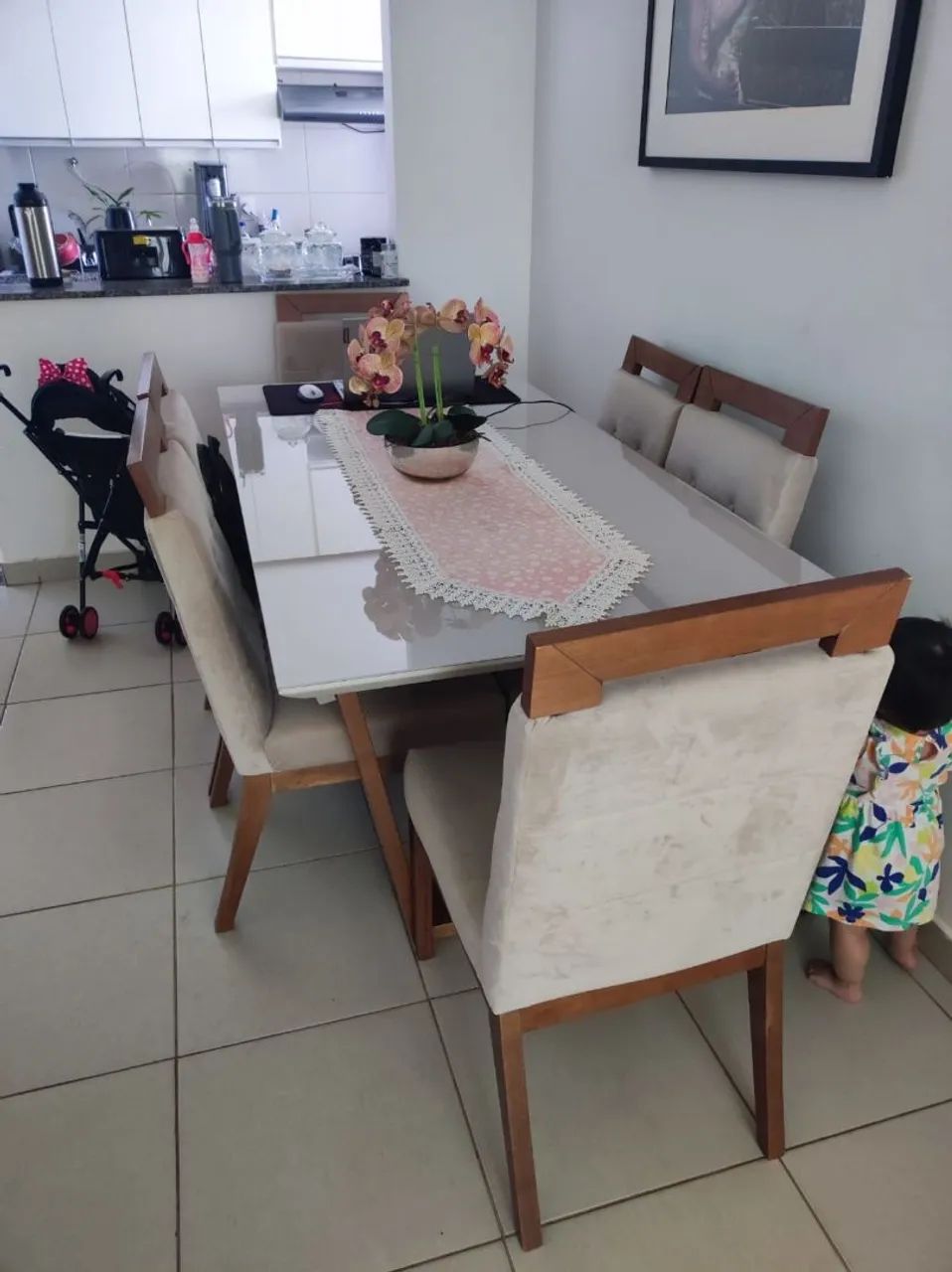 Mesa de jantar com 6 cadeiras  - Foto 4