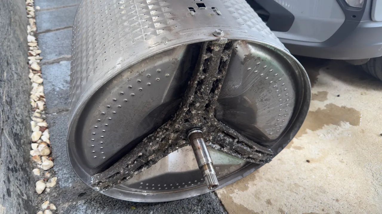 Cesto máquina Lava e Seca empenado - Foto 5