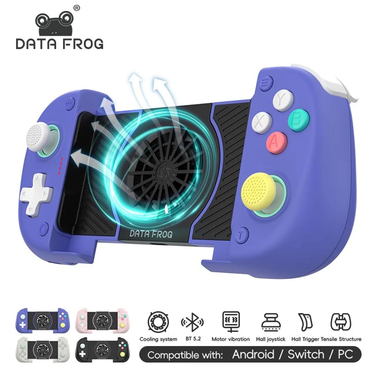 Controle DataFrog com Ventilador p/ Celular