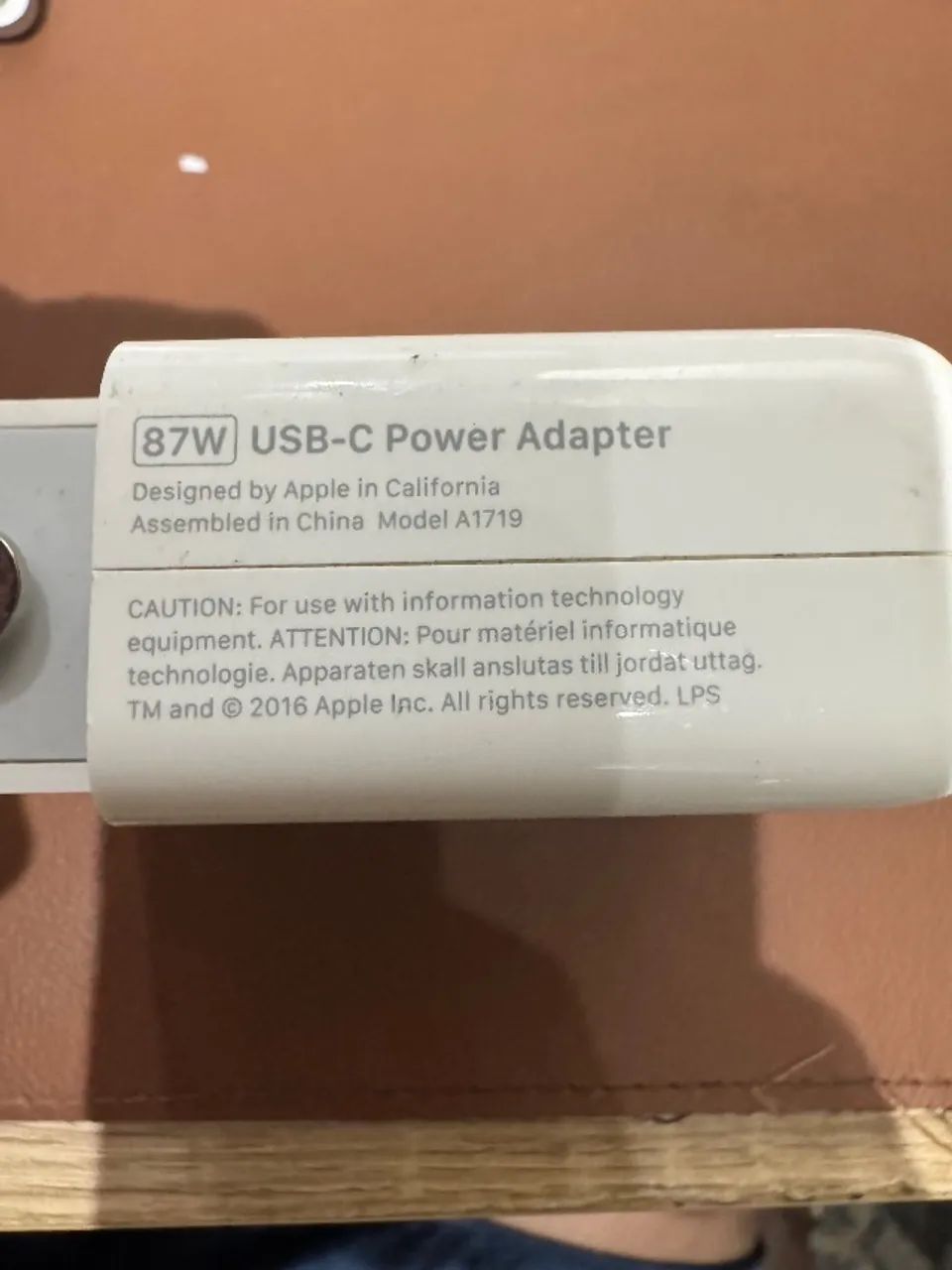 Fonte Apple Usb-c 87w A1719 
