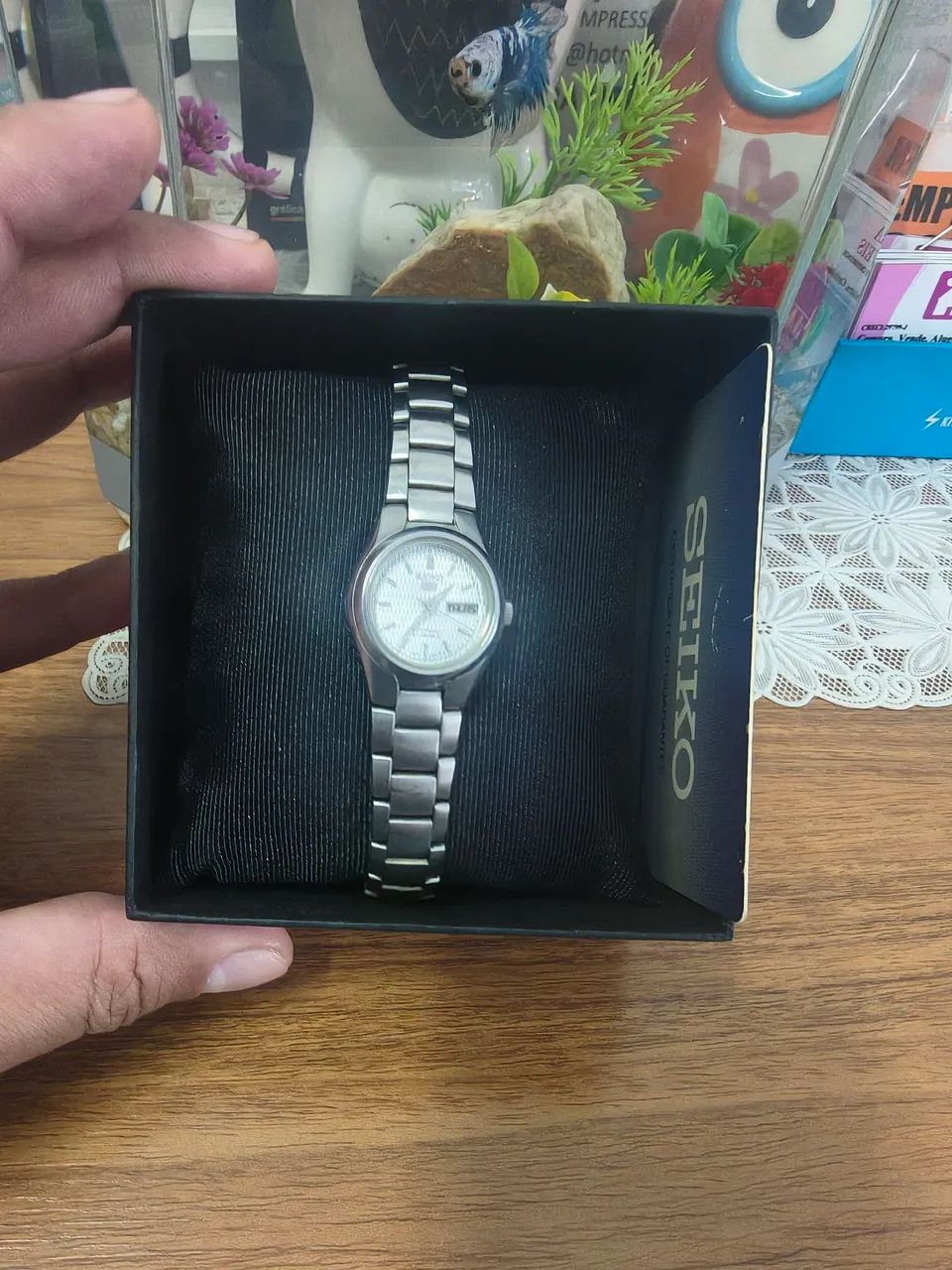 Relógio feminino Seiko original com certificado de garantia  - Foto 3