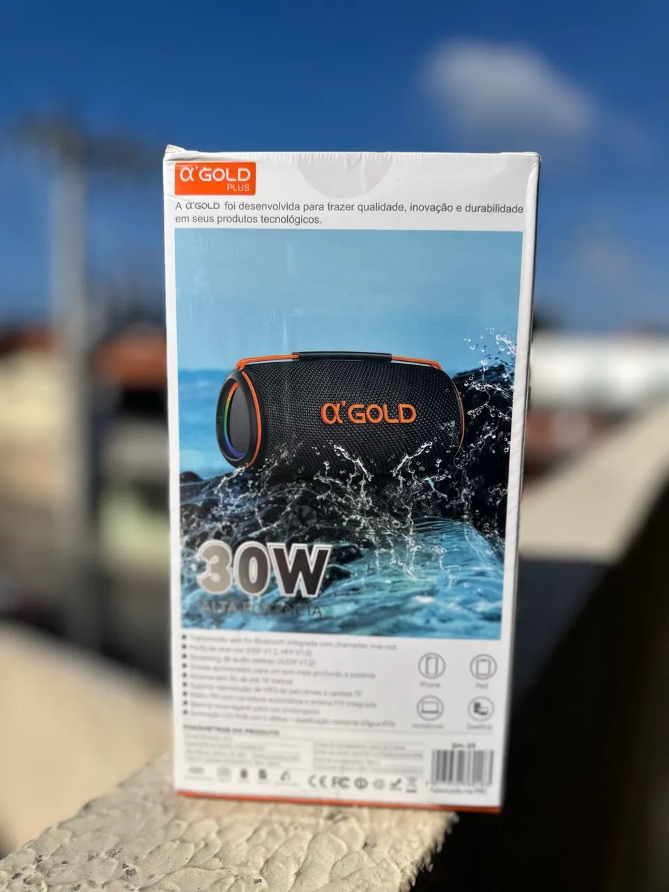 CAIXA DE SOM AGOLD 30w  - Foto 2