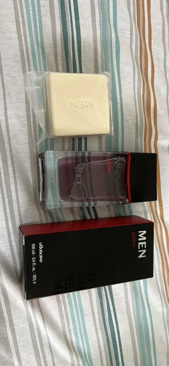 Perfume Men Galbe O Boticário (100ml) + Sabonete MEN (Novo/Lacre) - Foto 3