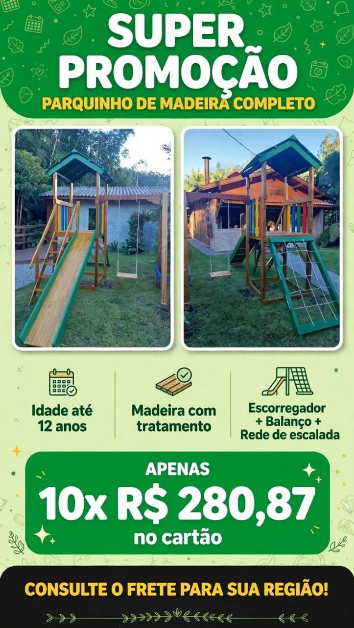 Brinquedos parquinho 