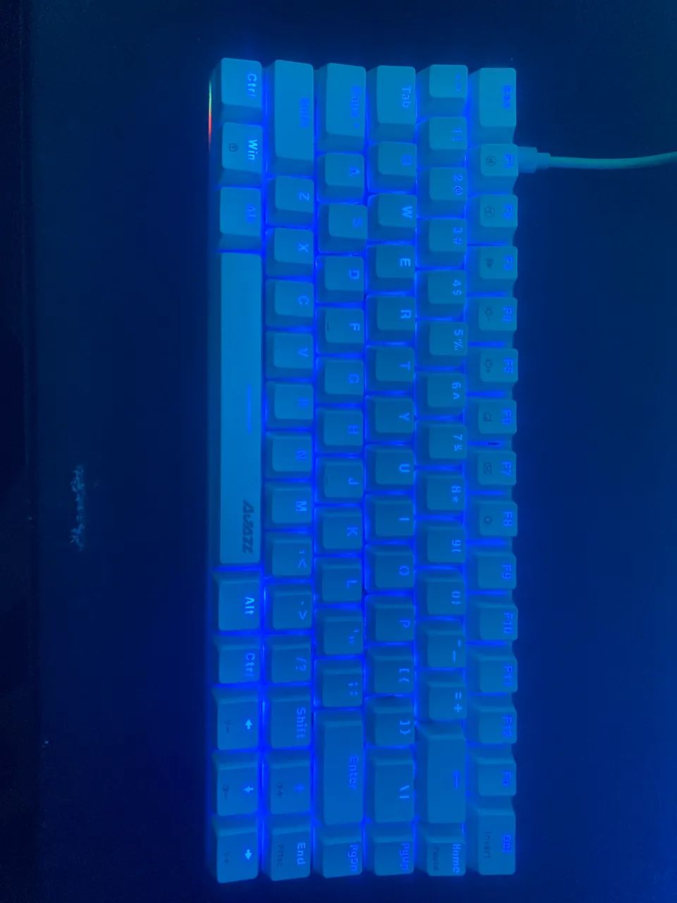 TECLARO MECÂNICO SWITCH AZUL RGB COM SOFTWARE