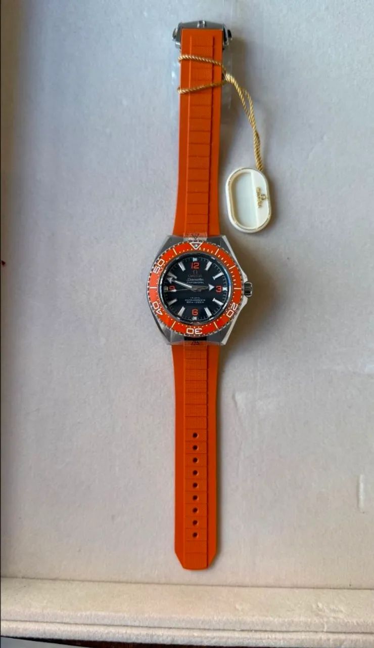 Omega Planet Ocean (Orange) (Qualidade Super)  - Foto 5