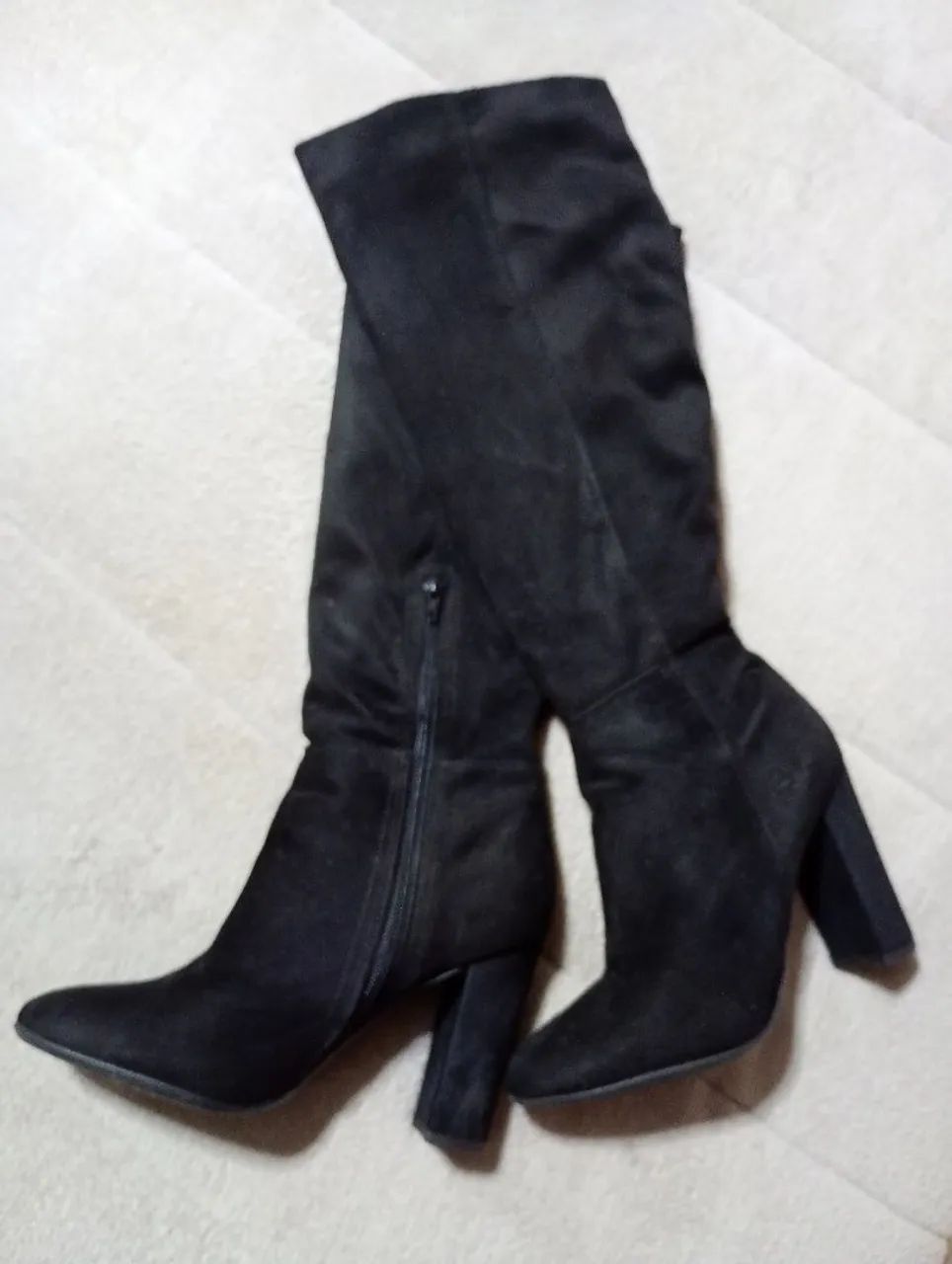 Botas de camurça 