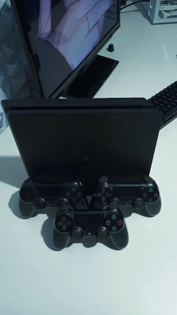 ? PS4 Slim 1TB + 2 Controles ? Revisado - Foto 3