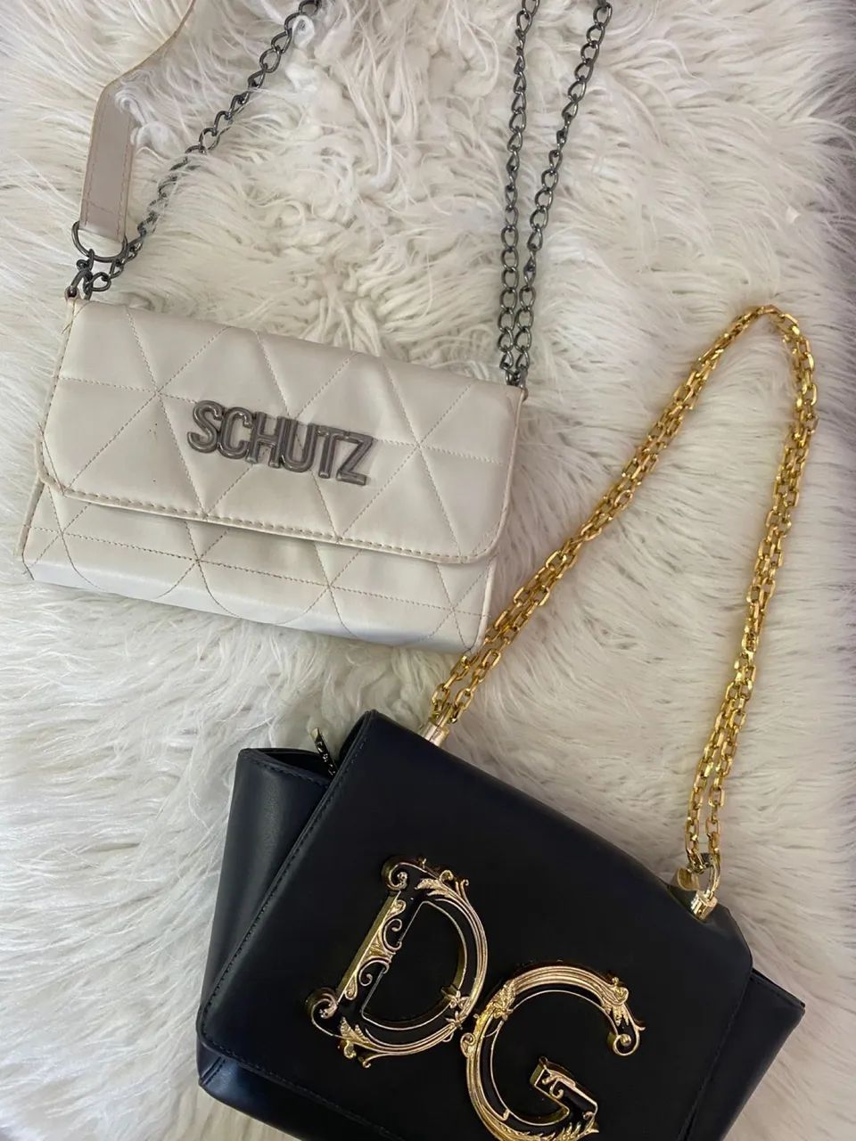 kit de bolsas preta e branca