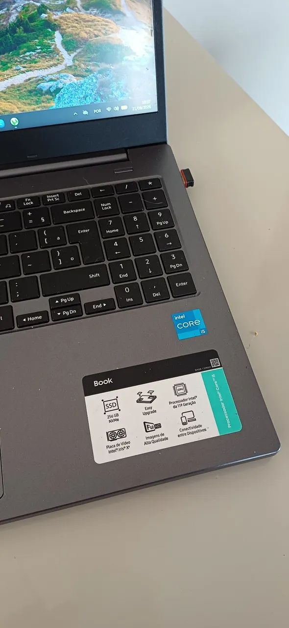 Notebook samsung np550xda core i5 256g - Foto 4