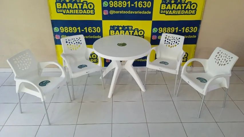CONJUNTO DE MESA COM POLTRONAS DELUXE  - Foto 3