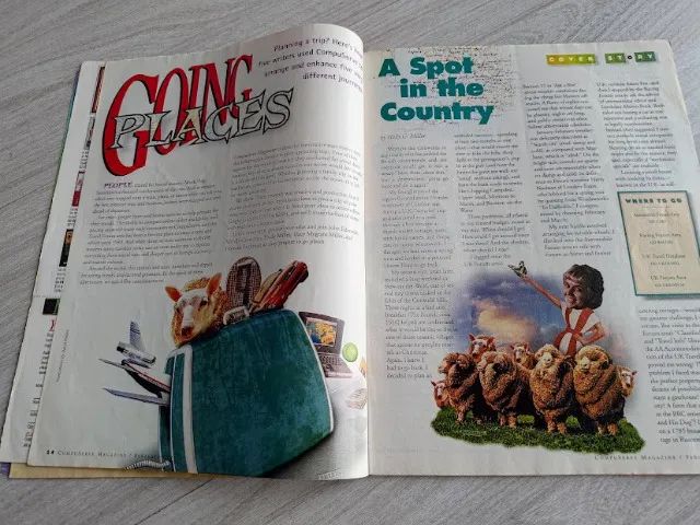 Lote 4 revistas Retro PC: CD-ROM Today Computer & Games PC Player e Compuserve - Foto 4