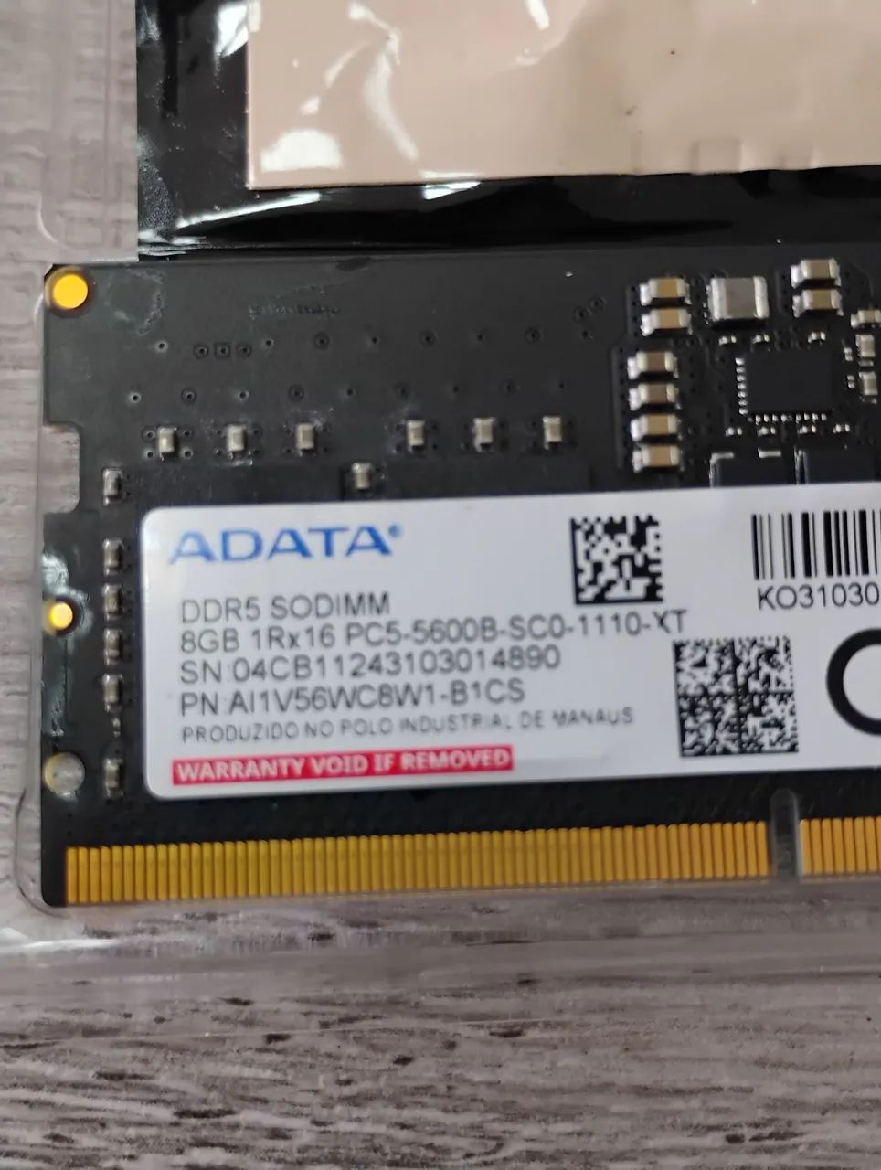 Memória RAM ADATA DDR5 8GB  - Foto 2