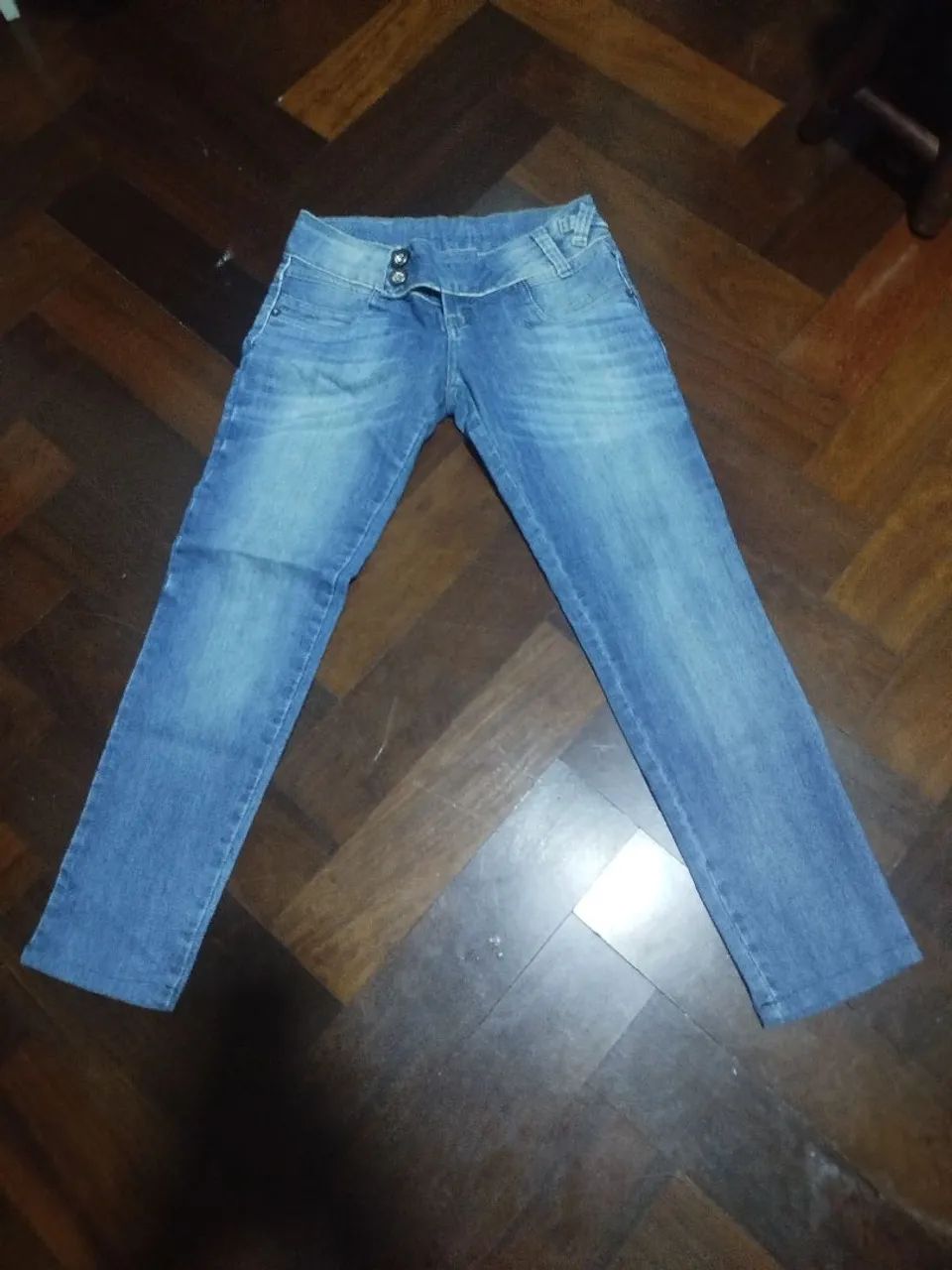 Calça de cintura baixa y2k - Foto 3