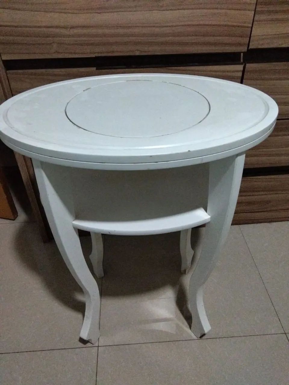 MESA DE CABECEIRA REDONDA CLASSICA - Foto 4