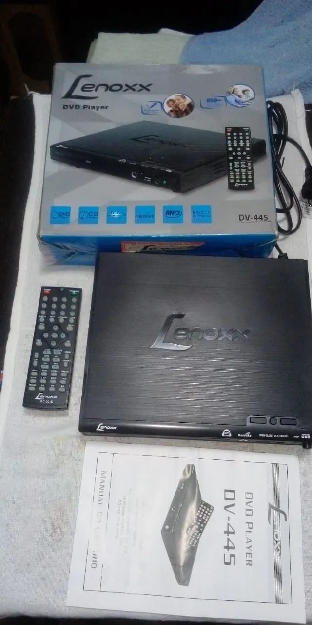 LENOXX DV-445 - DVD Player/CD/KARAOKÊ/MP3 - Foto 4