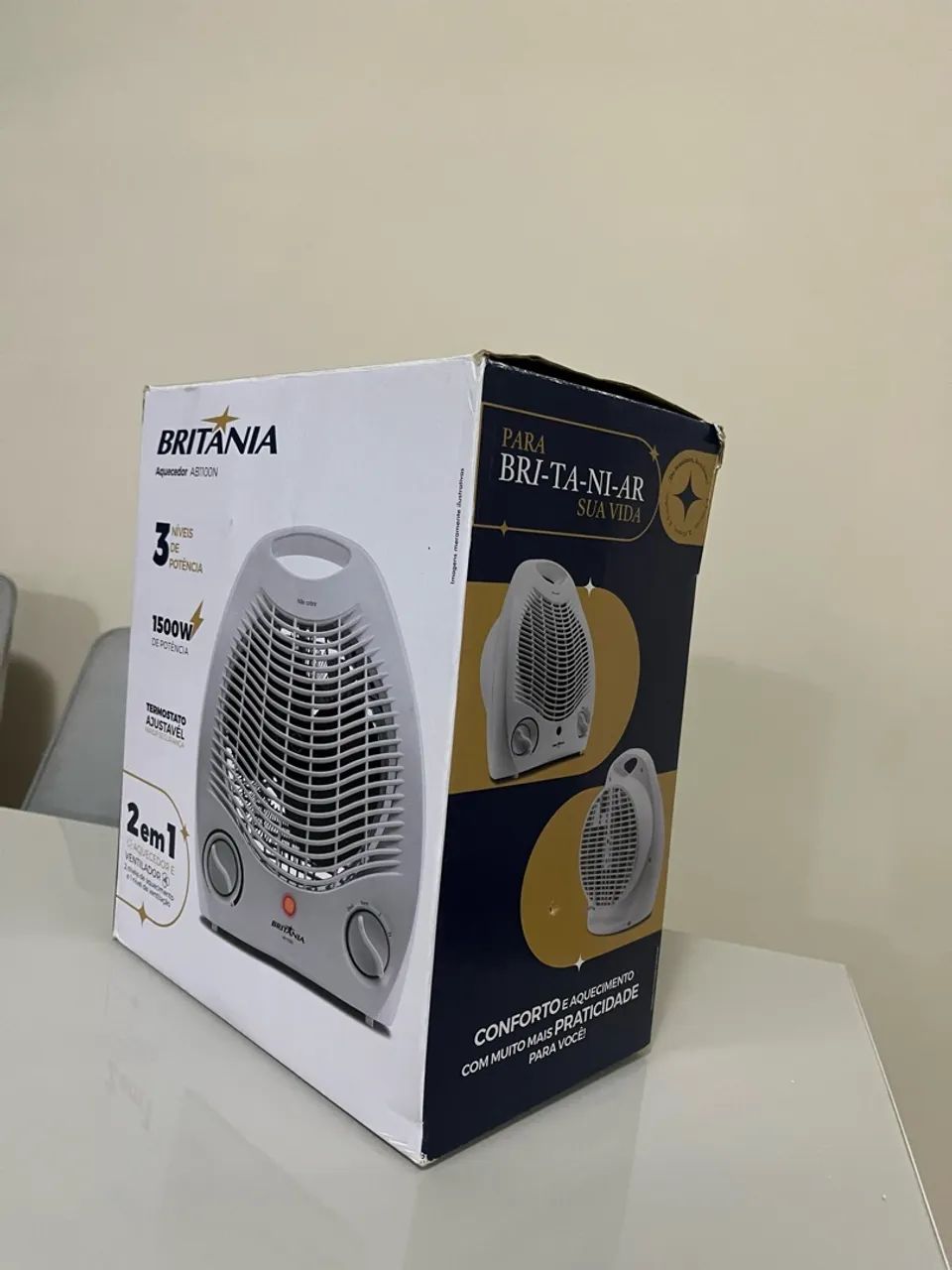 Aquecedor e ventilador  - Foto 3
