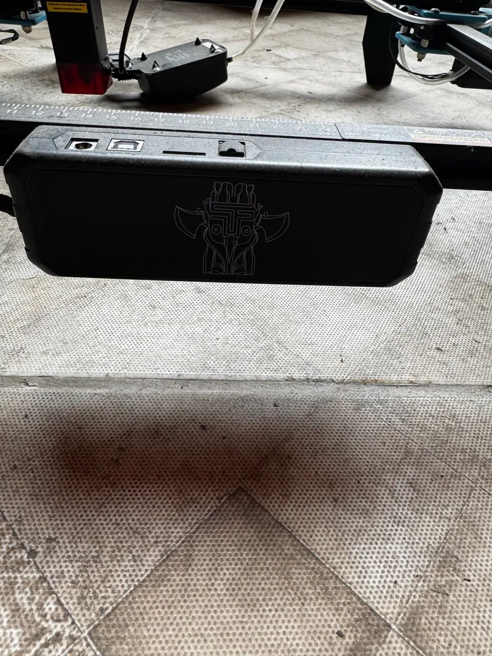 10W TTS-10 PRO Gravadora a laser + compressor de Ar - Foto 3