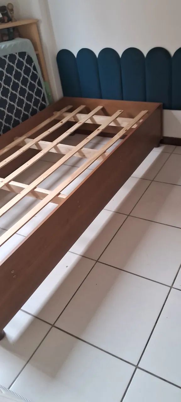 Cama solteiro madeira maciça  - Foto 4