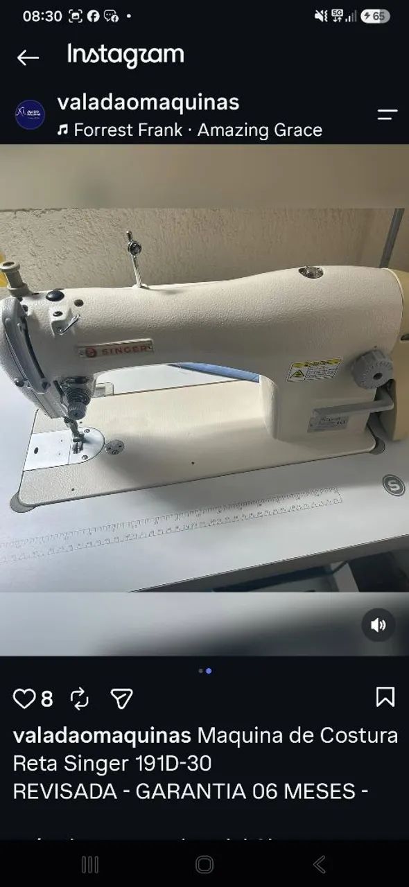 Reta industrial SINGER