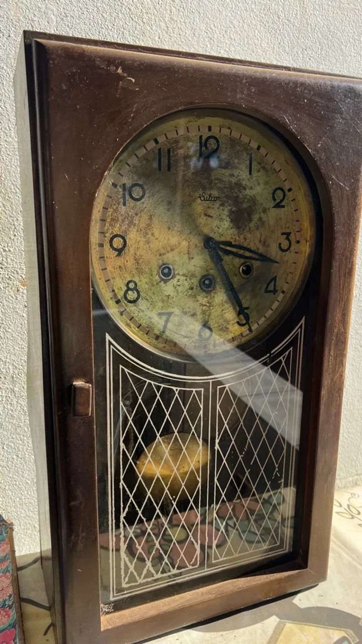 RELÓGIO ANTIGO SILCO- PEÇA VINTAGE - Foto 4