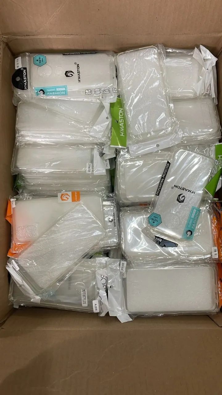 Lote com Mais de 10 Mil Capinhas para Diversos Celulares Transparentes! - Foto 3