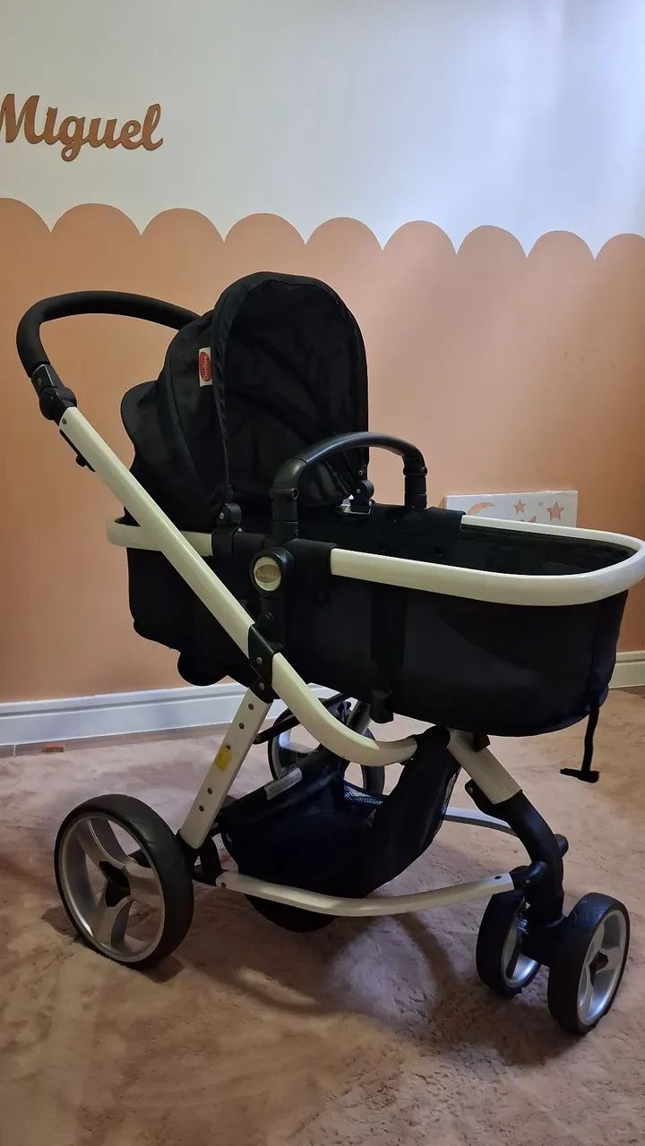 Carrinho de bebê / Moisés (usa dos 2 jeitos) - Foto 3