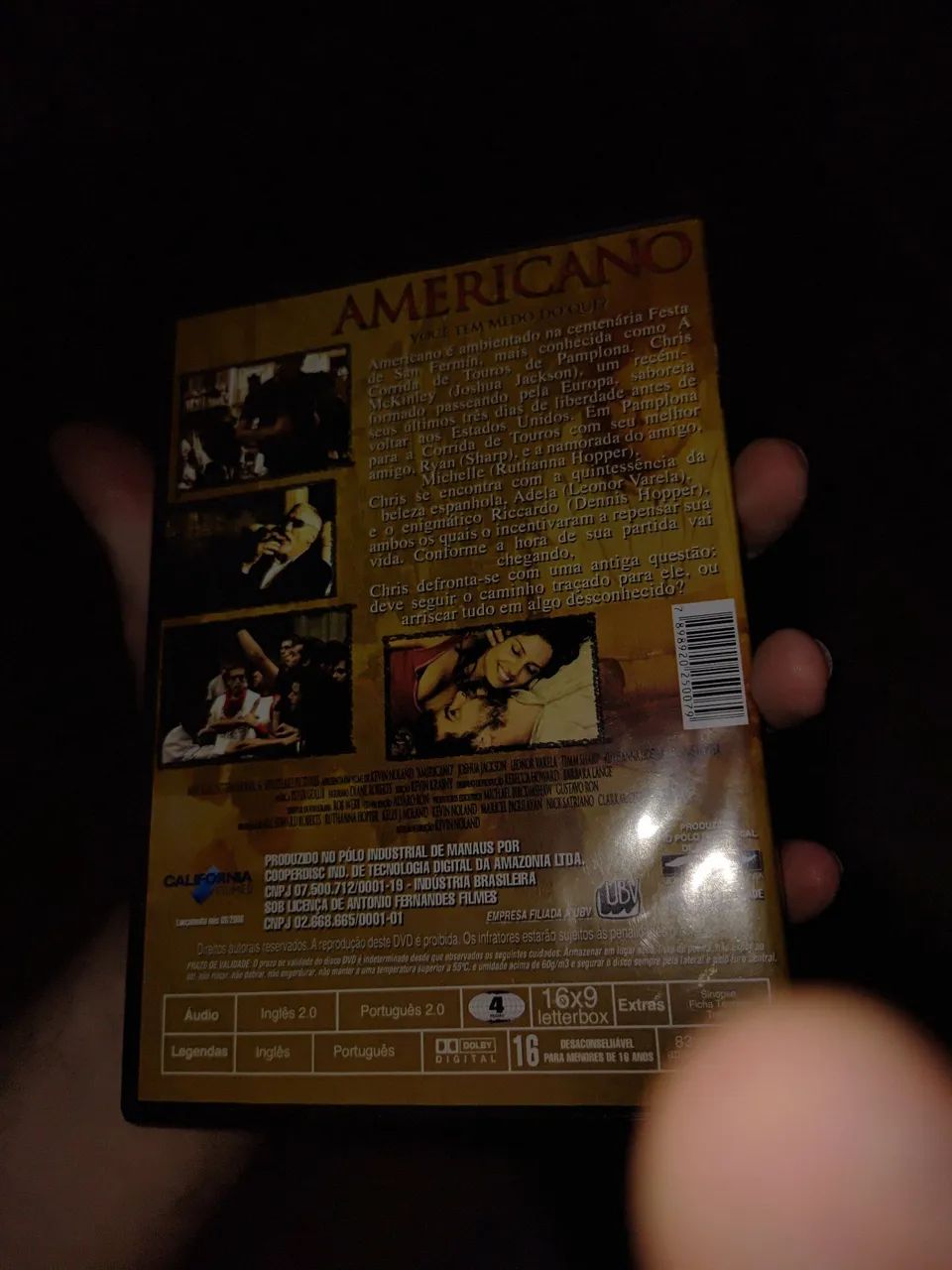 Dvd americano você tem medo do quê? (Des-lacrado) - Foto 2