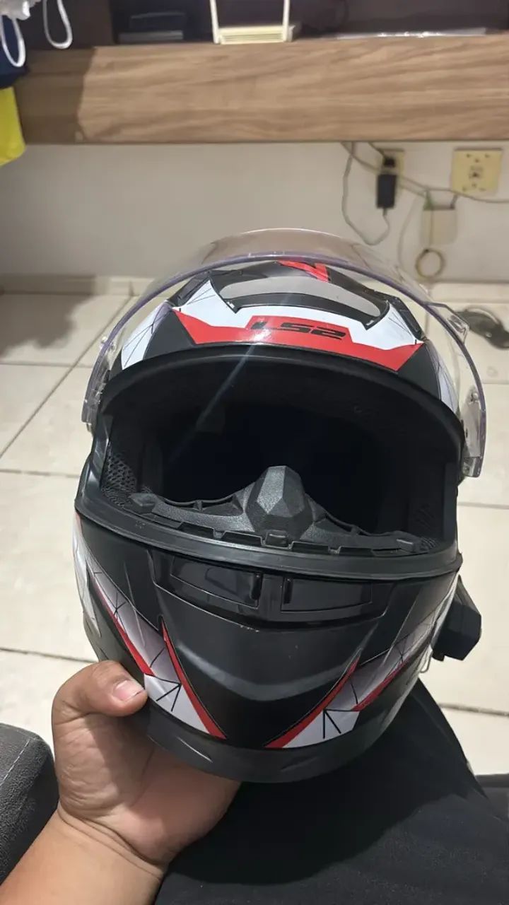 Capacete Ls2 preto fosco - Foto 3