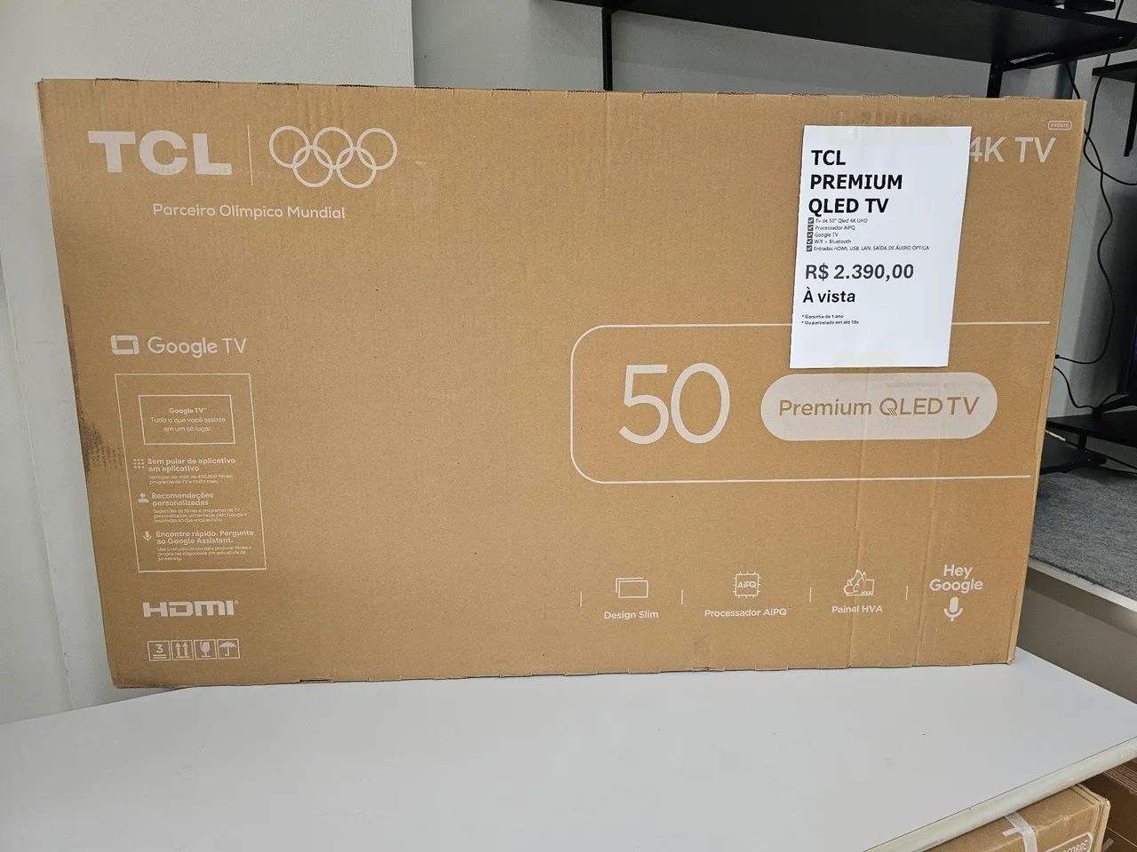 SmartTv Android TCL Qled 50" LACRADA